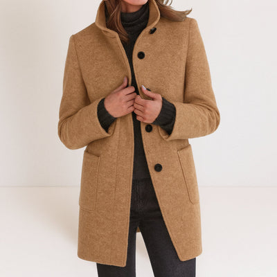 Charlotte Luxe™ | Refined Button-Up Coat