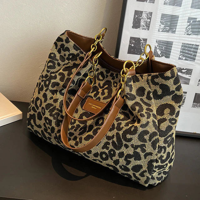 Felloria - Exotic Leopard Tote