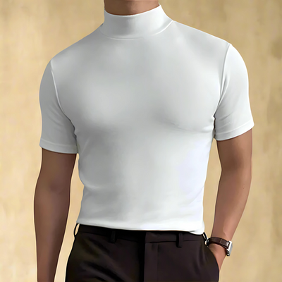 STEFANO ADRIANO SHORT SLEEVE TURTLENECK