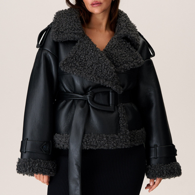 Stella™ | Belted Shearling Coat