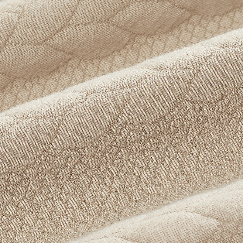 Men’s Heavyweight Knitted Jacquard Pullover Sweatshirt