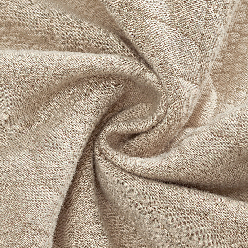 Men’s Heavyweight Knitted Jacquard Pullover Sweatshirt