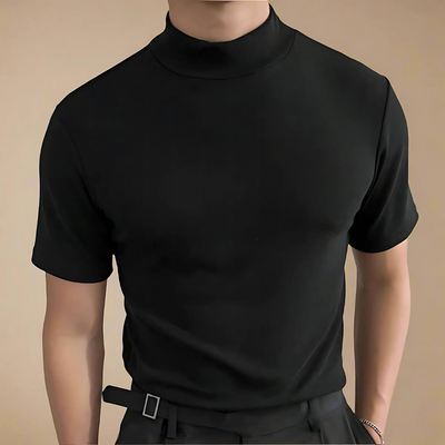 STEFANO ADRIANO SHORT SLEEVE TURTLENECK