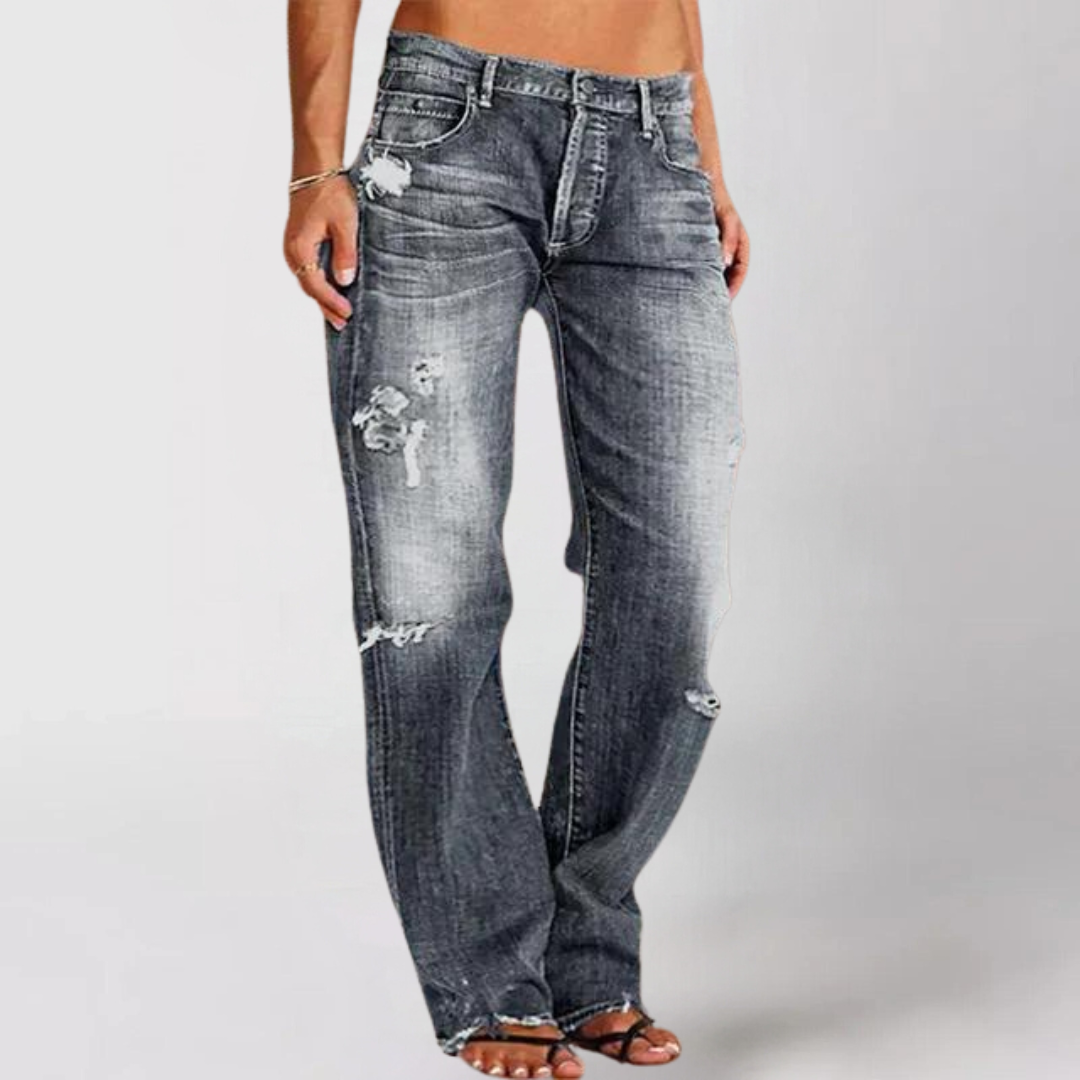 Vikki™ | Loose Wide-Leg Denim Jeans