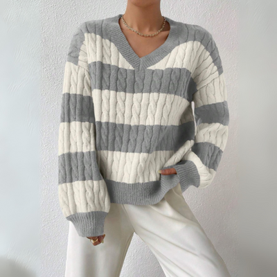 MORTA™ - Comfy V-Neck Long Sleeve Sweater