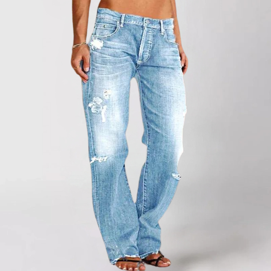Vikki™ | Loose Wide-Leg Denim Jeans