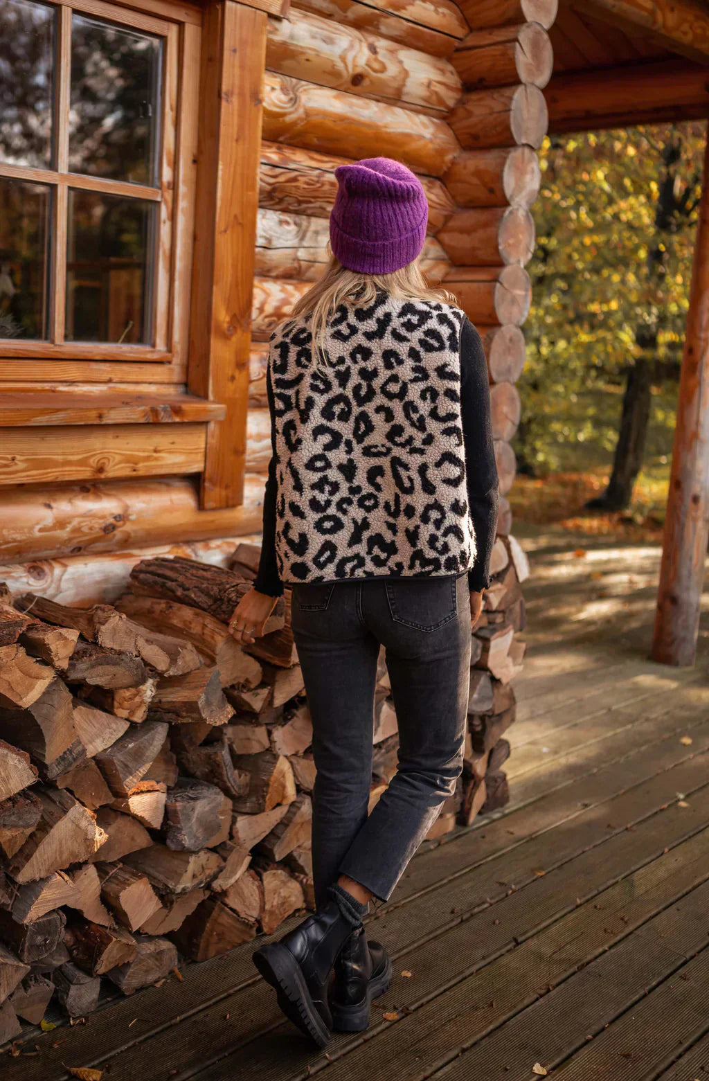 Amber™ | Statement Leopard Gilet