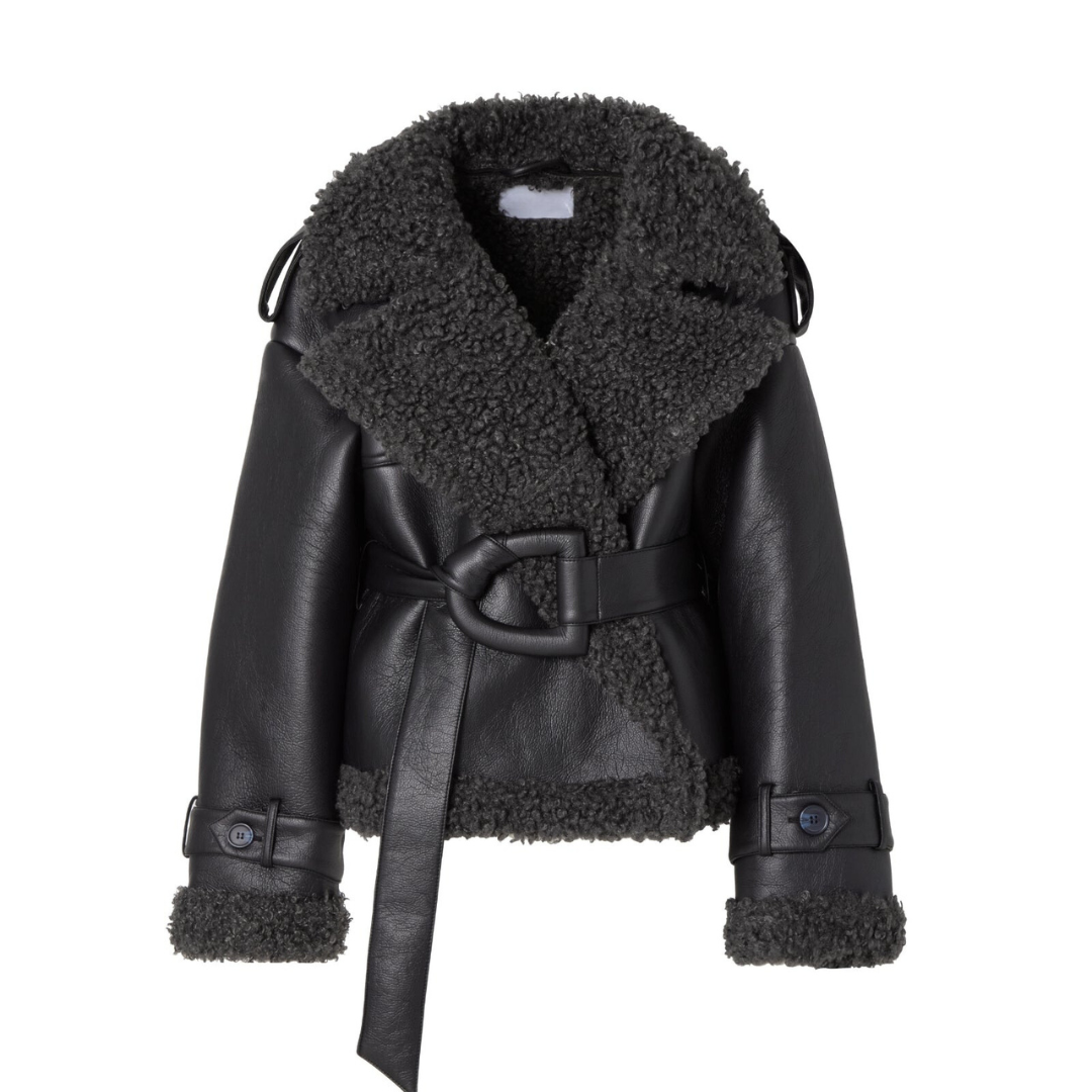 Stella™ | Belted Shearling Coat