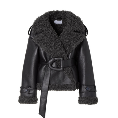 Stella™ | Belted Shearling Coat