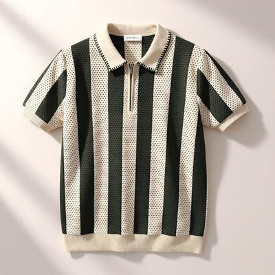 VALENTINO PIERO PERFORATED POLO