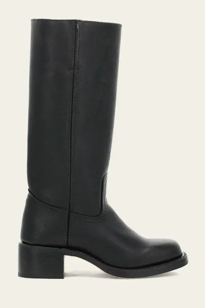 Knee-High Boots with Slim Fit and Structured Sole