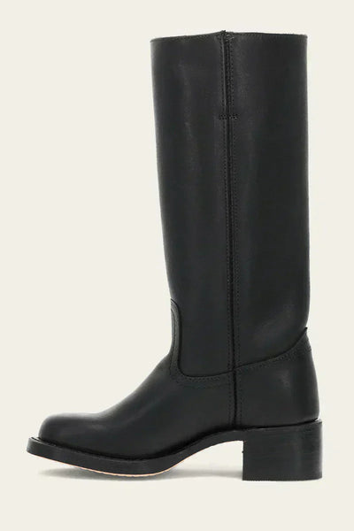Knee-High Boots with Slim Fit and Structured Sole