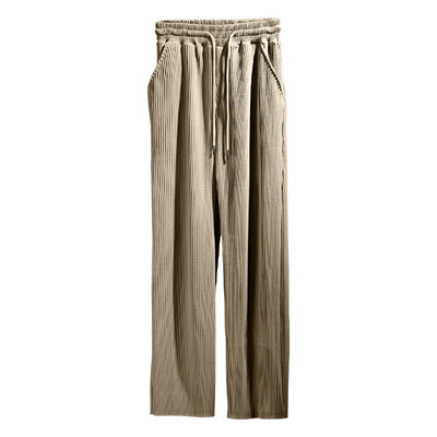 Men's Casual Ribbed Trousers