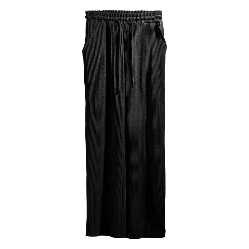 Men's Casual Ribbed Trousers