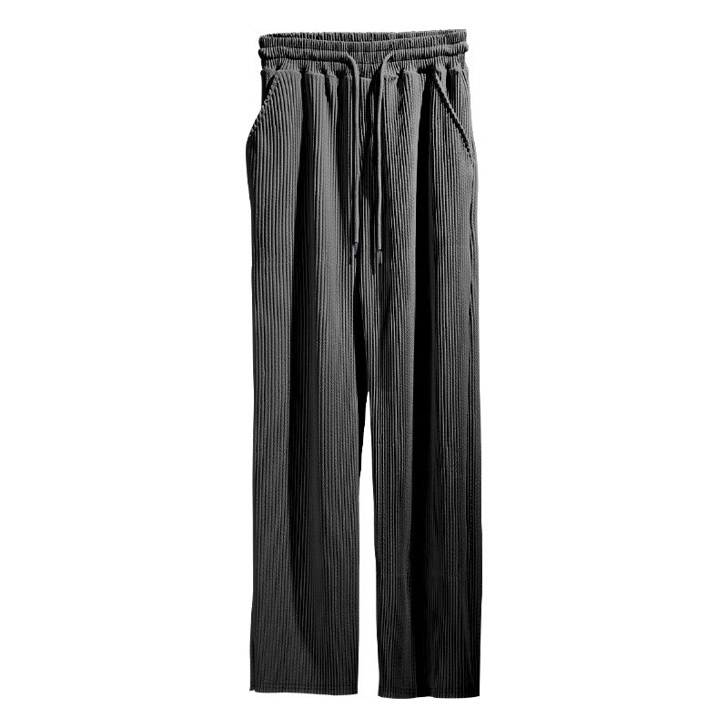 Men's Casual Ribbed Trousers