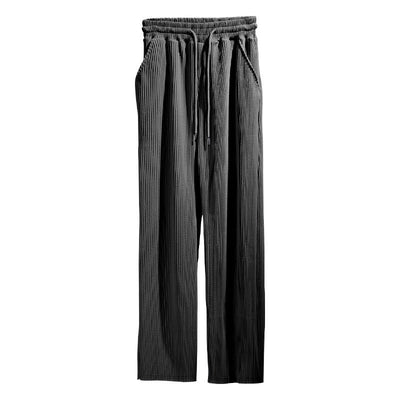 Men's Casual Ribbed Trousers