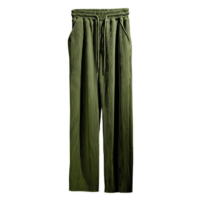 Men's Casual Ribbed Trousers