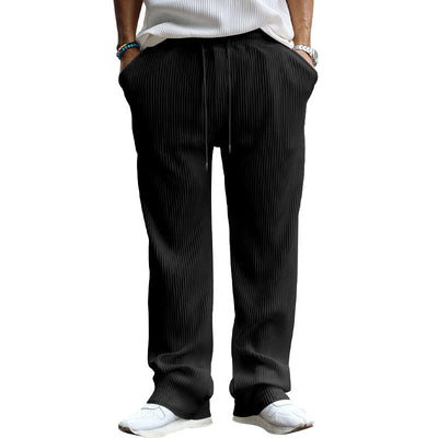 Men's Casual Ribbed Trousers