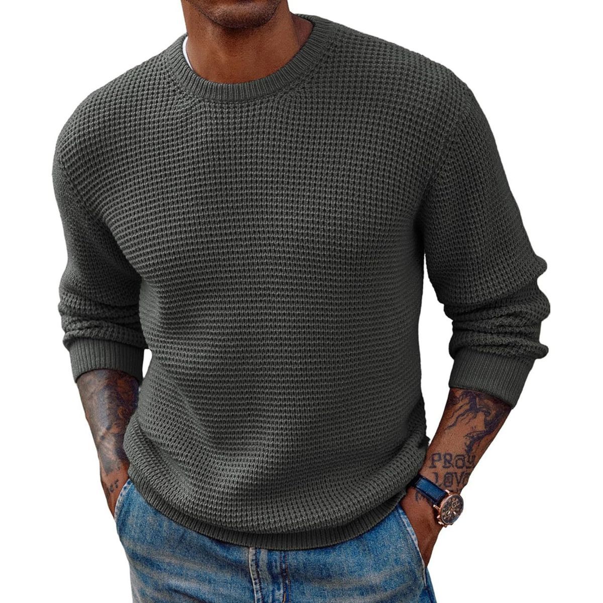 Men’s Classic Knit Crewneck Sweater