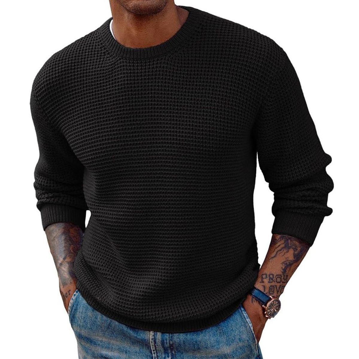 Men’s Classic Knit Crewneck Sweater