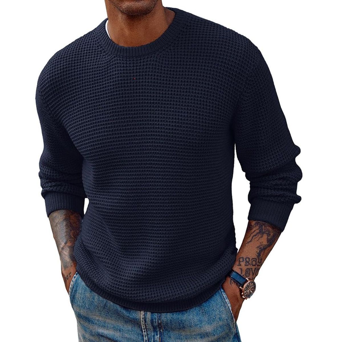 Men’s Classic Knit Crewneck Sweater