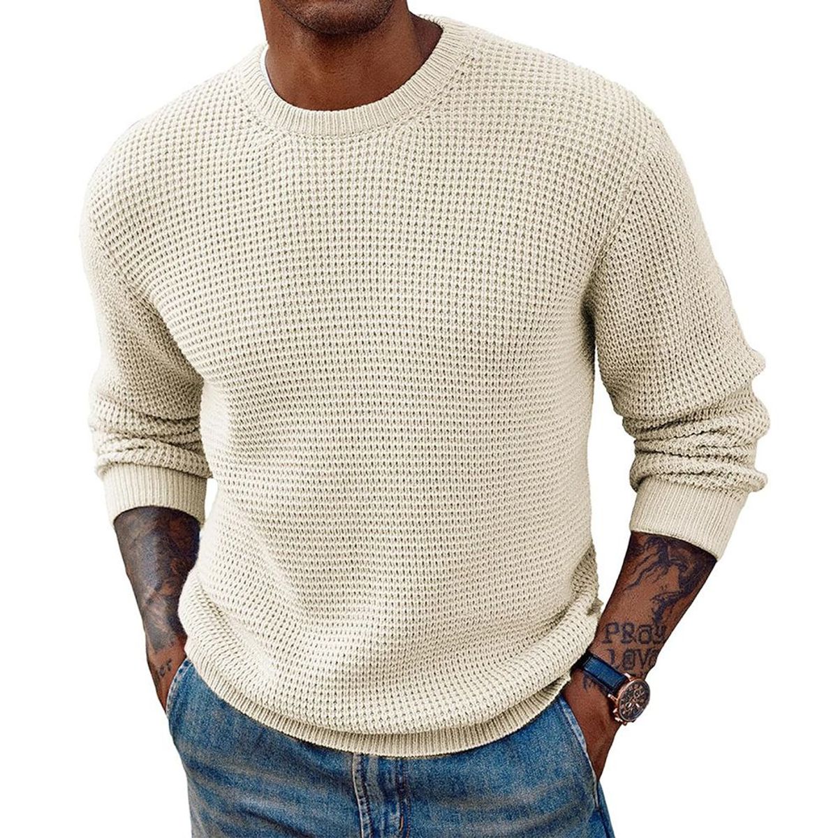 Men’s Classic Knit Crewneck Sweater