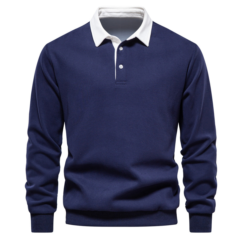 Men's Classic Ultimate Comfort Ribbed Polo Sweater
