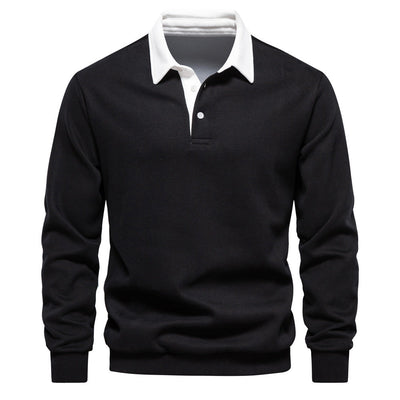 Men's Classic Ultimate Comfort Ribbed Polo Sweater