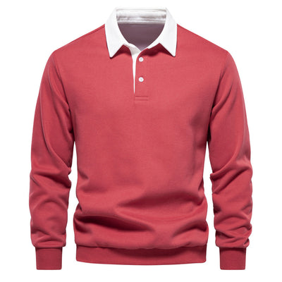 Men's Classic Ultimate Comfort Ribbed Polo Sweater
