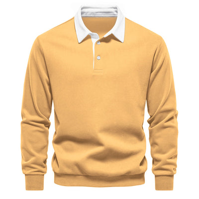 Men's Classic Ultimate Comfort Ribbed Polo Sweater