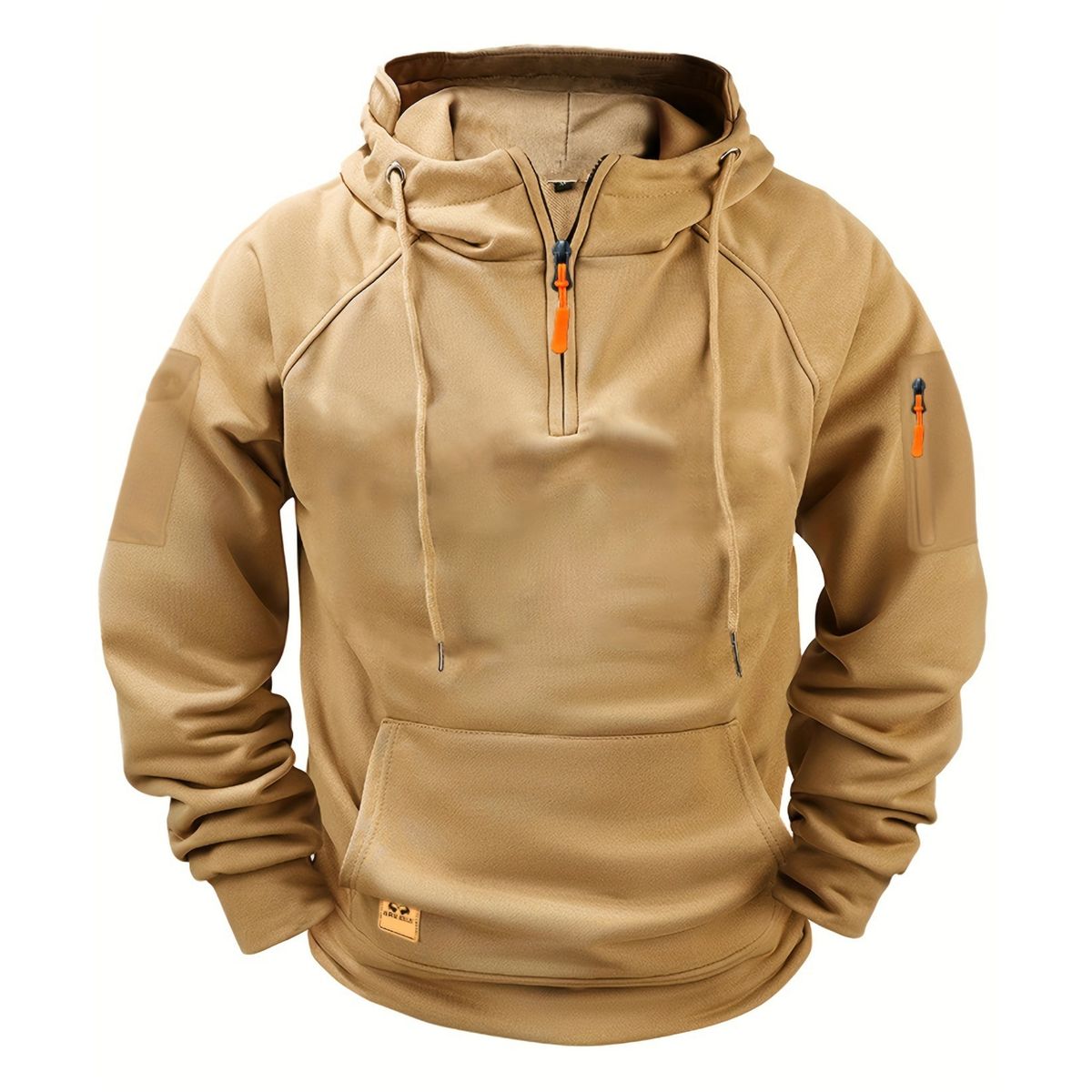 Men's Comfortable Versatile Half-Zip Pullover Hoodie