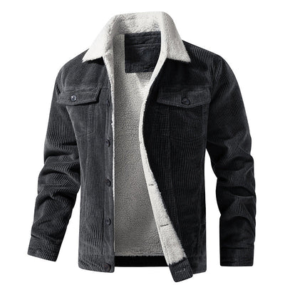 Men's Cozy Corduroy Plush Inner Lining Jacket