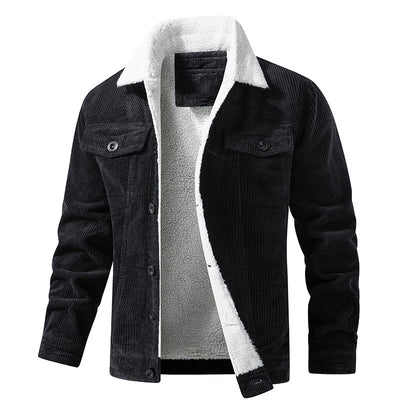 Men's Cozy Corduroy Plush Inner Lining Jacket
