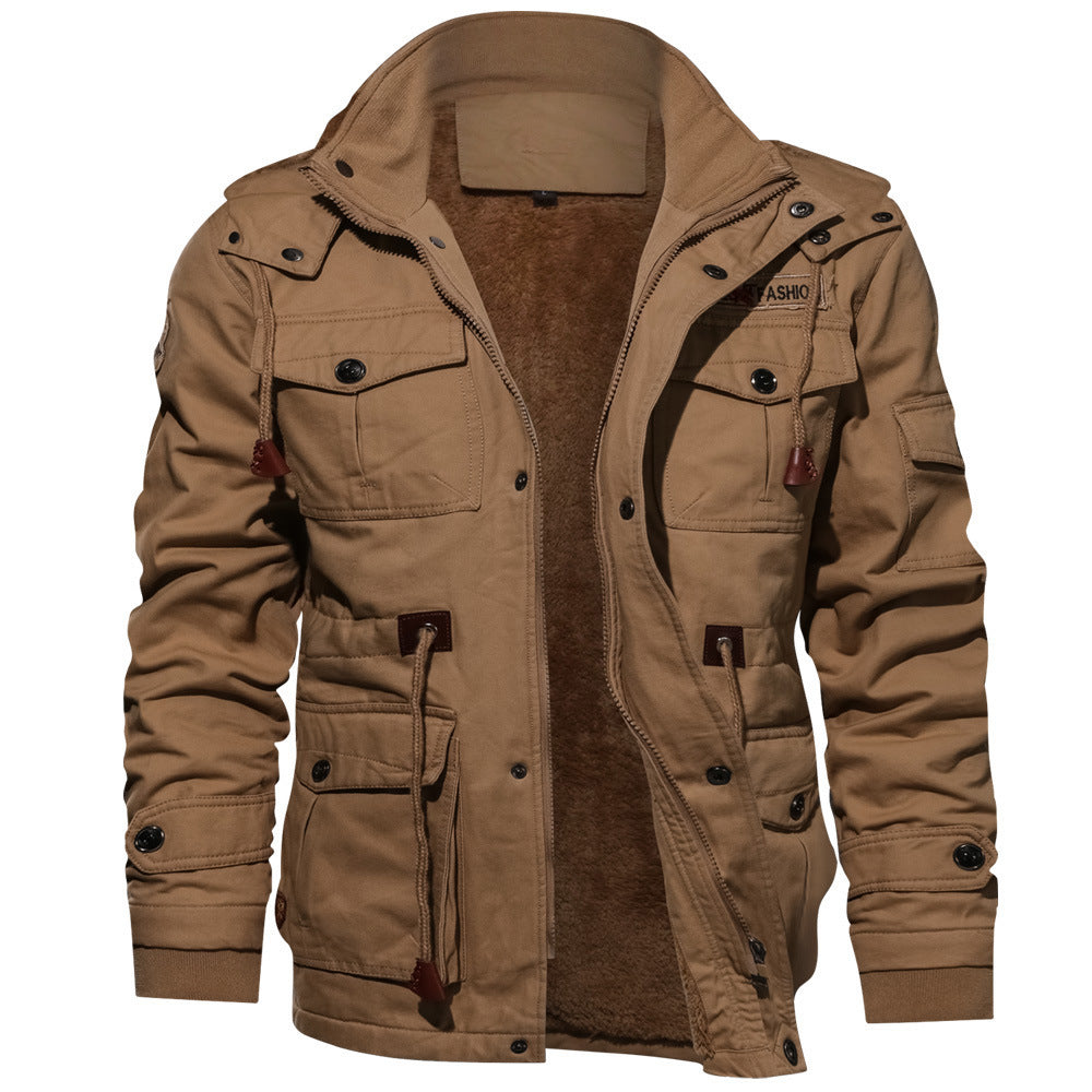 Men’s Heavy-Duty Winter Fleece Lining Jacket
