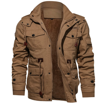 Men’s Heavy-Duty Winter Fleece Lining Jacket