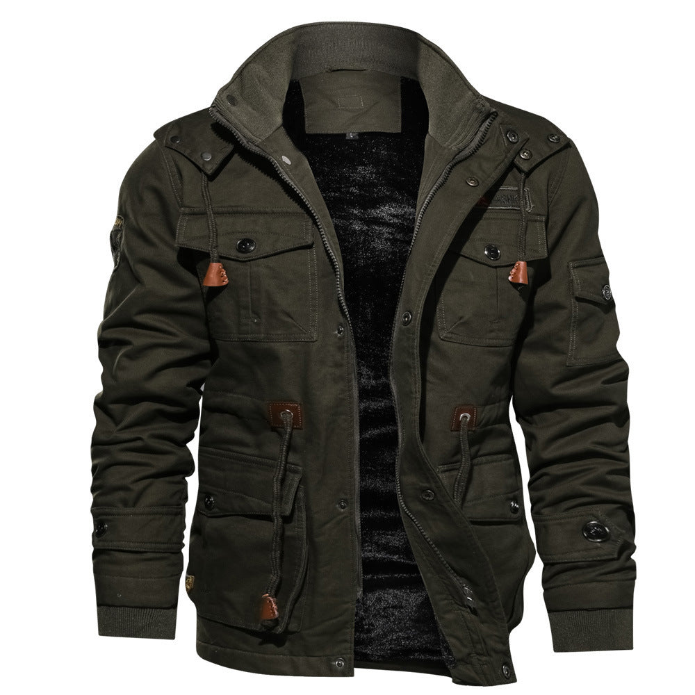 Men’s Heavy-Duty Winter Fleece Lining Jacket
