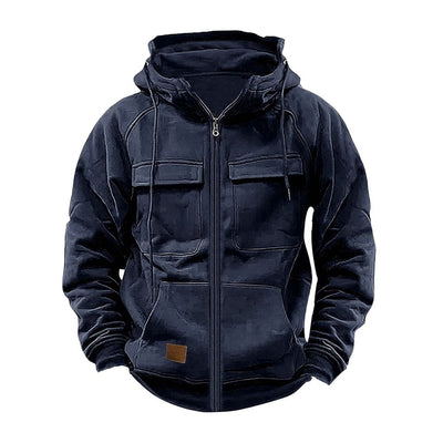 Men's Premium Comfortable Color-Block Zip-up Hoodie