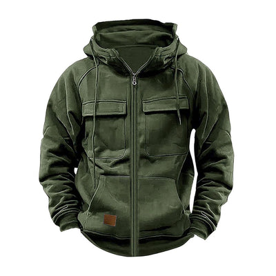 Men's Premium Comfortable Color-Block Zip-up Hoodie
