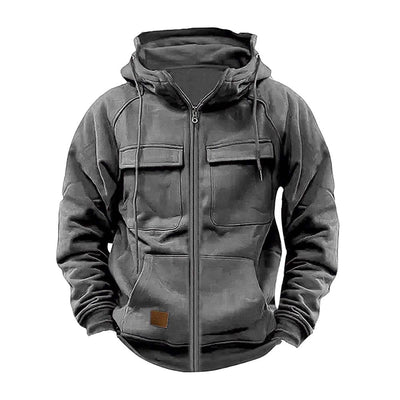 Men's Premium Comfortable Color-Block Zip-up Hoodie