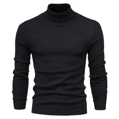 Men's Premium Cozy Knit Turtleneck Sweater