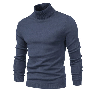 Men's Premium Cozy Knit Turtleneck Sweater