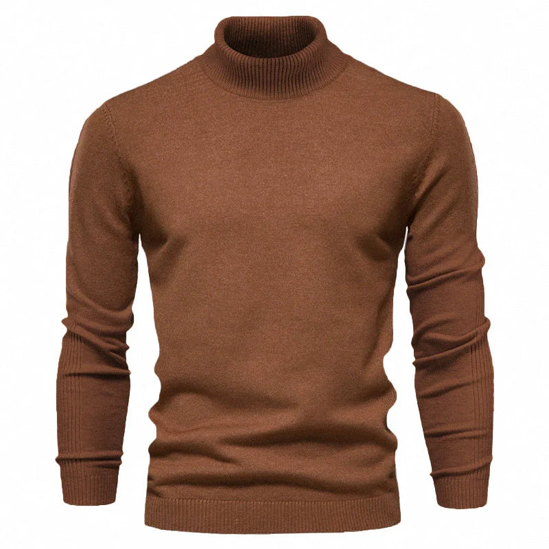 Men's Premium Cozy Knit Turtleneck Sweater