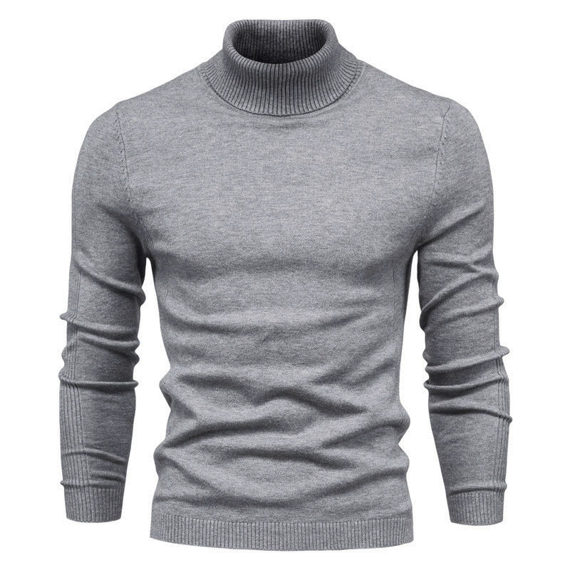 Men's Premium Cozy Knit Turtleneck Sweater