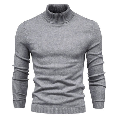 Men's Premium Cozy Knit Turtleneck Sweater