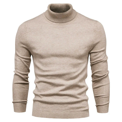 Men's Premium Cozy Knit Turtleneck Sweater