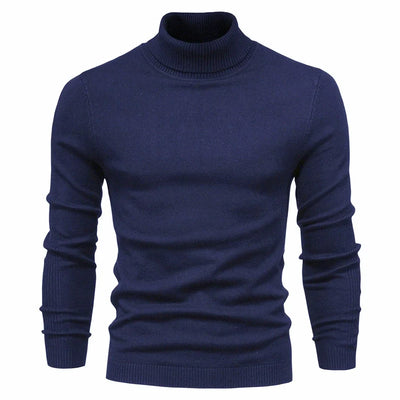 Men's Premium Cozy Knit Turtleneck Sweater