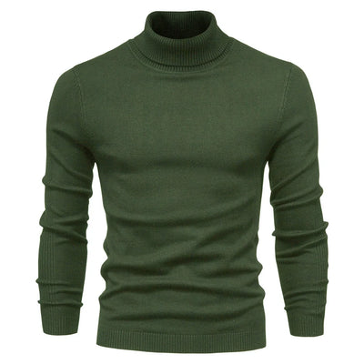 Men's Premium Cozy Knit Turtleneck Sweater