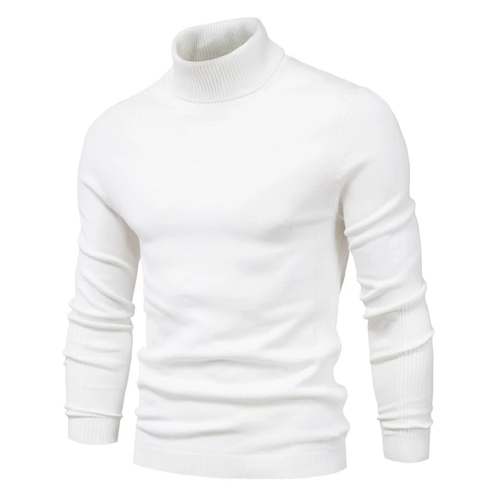 Men's Premium Cozy Knit Turtleneck Sweater