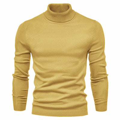 Men's Premium Cozy Knit Turtleneck Sweater