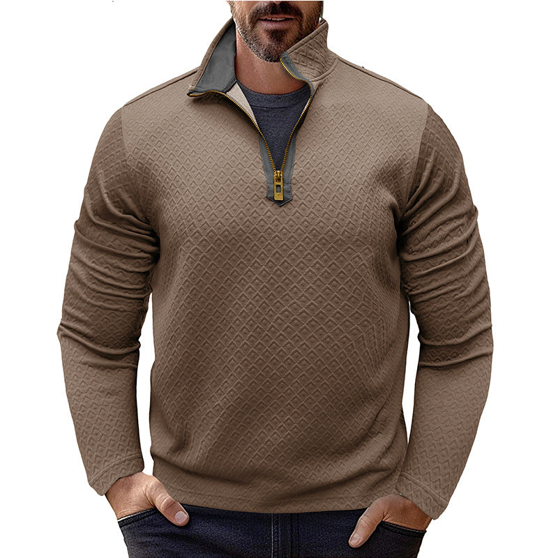 Men's Premium Stylish Long-Sleeve Stand-Collar Sweatshirt